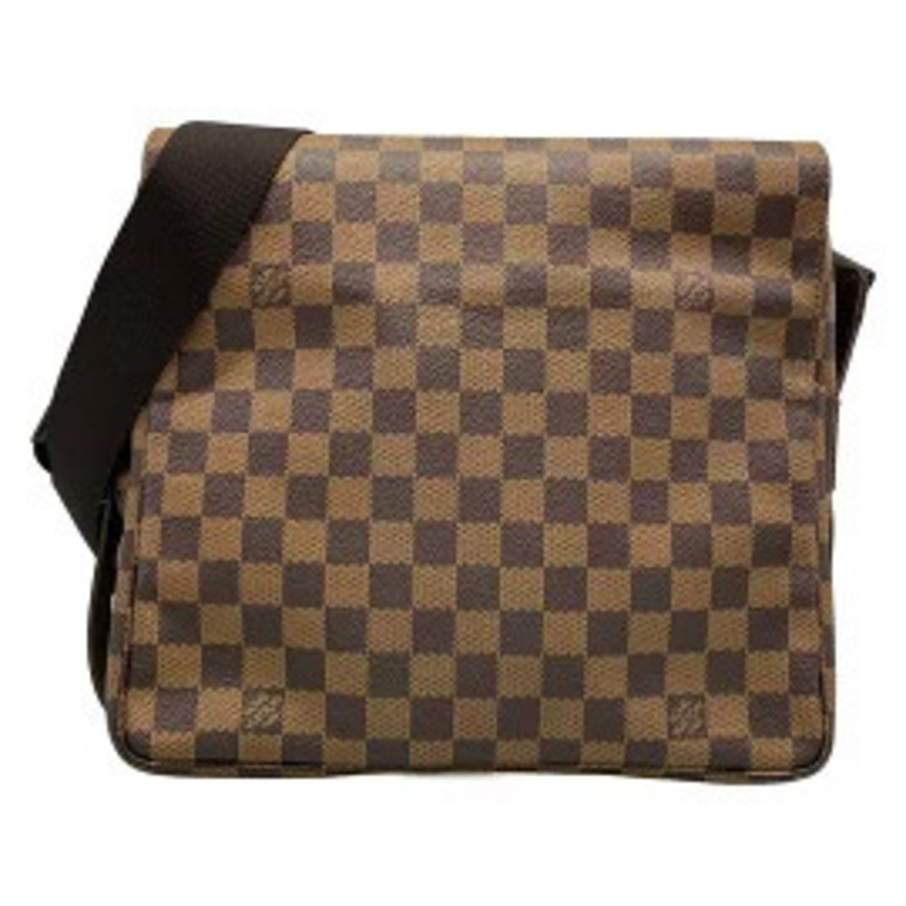 LOUIS VUITTON Naviglio Shoulder Bag Ebene Brown